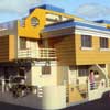 Row Houses, Bunglows, Bungalows, exterior designing of house