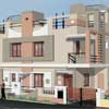 Row Houses, Bunglows, Bungalows, exterior designing of house