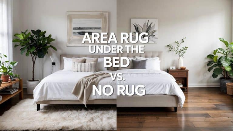 Area Rug Under The Bed Vs. No Rug: Which Choice Is Best?