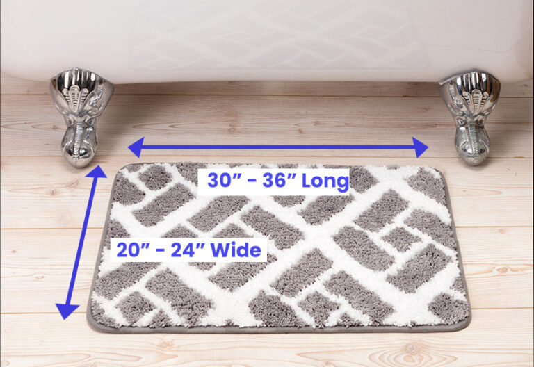 Bathroom Rug Sizes (Dimensions Guide)