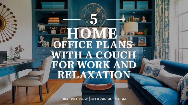 5 Home Office Floor Plans with a Couch For Work and Relaxation