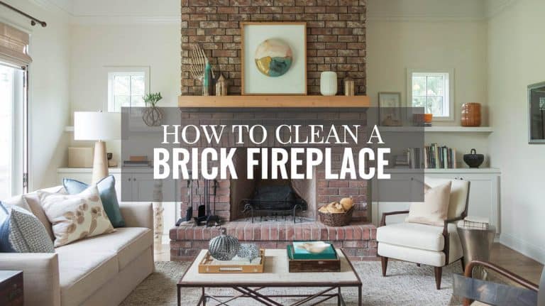 How to Clean a Brick Fireplace With Natural Products