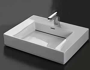 Infinity sink with vessel design