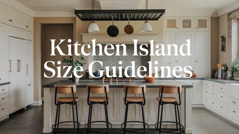 What Are The Kitchen Island Size Guidelines?
