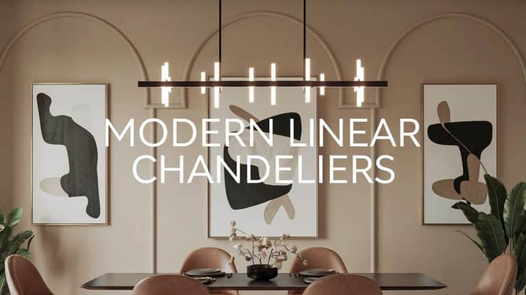 Where To Hang Modern Linear Chandeliers