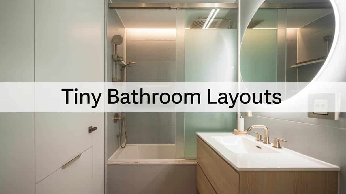 Tiny Bathroom Layouts