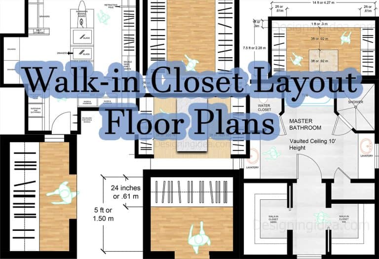10 Architect-Designed Walk-In Closet Layout Floor Plans